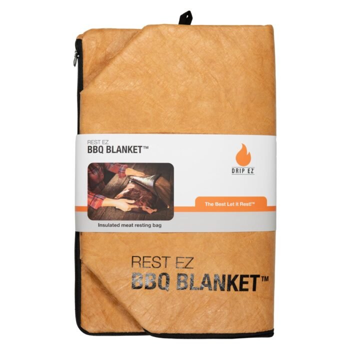 Rest EZ BBQ Blanket? - Insulated Meat Resting Bag for Moisture Retention and Tender BBQ - Heavy-Duty with Wide Mouth Design for Briskets, Pork Shoulders, Steaks